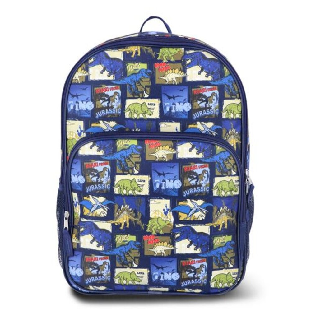 Boys' 16" Greetings From Jurassic Dinosaur Backpack, Navy